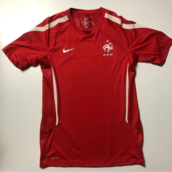 Nike Other - Nike Dri Fit Mens France Soccer Jersey Medium